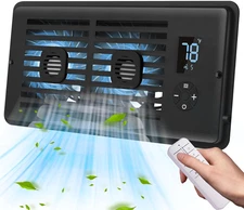 Register Booster Fan Fits 4" X 10" Register Holes, Vent Fan with DIY Scent Diffu