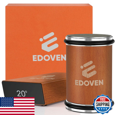 Edoven Rolling Knife Sharpener Kit - Beech Wood Magnetic Rolling Sharpener For
