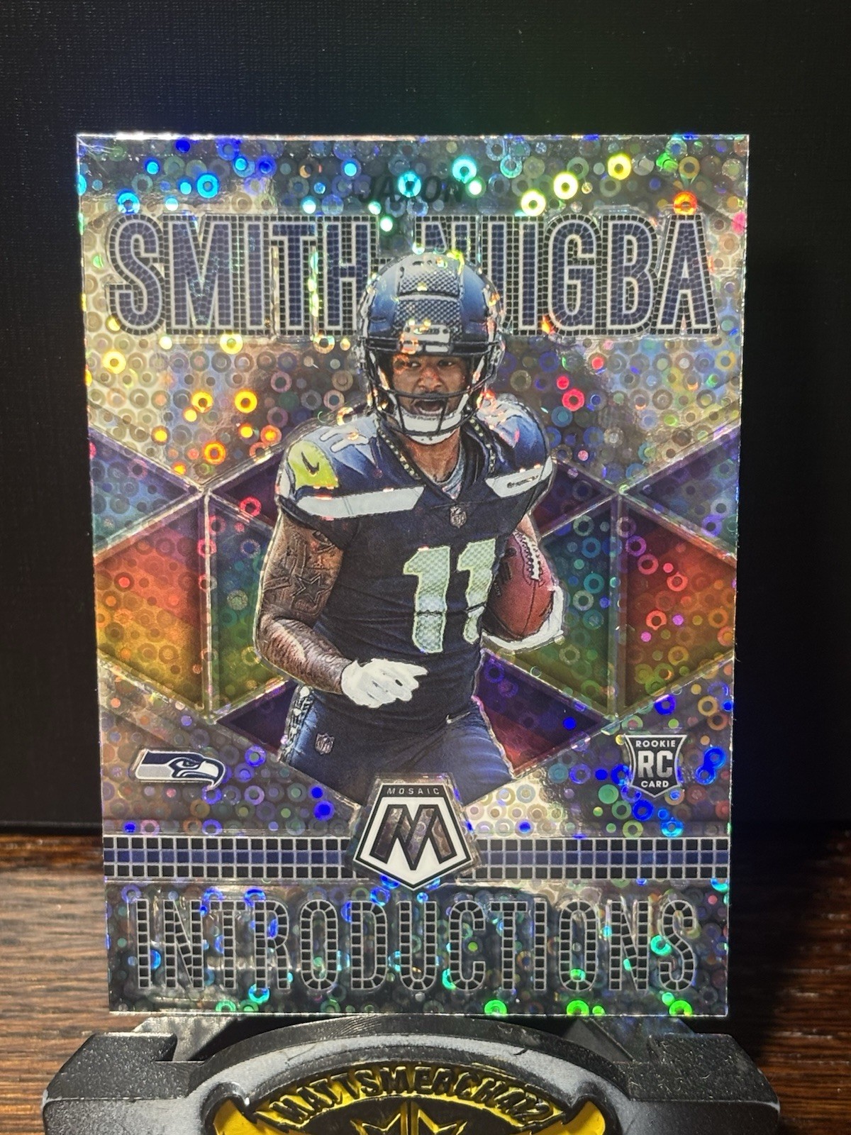 2023 Panini Mosaic - Introductions Jaxon Smith-Njigba #I-7 (RC) No Huddle