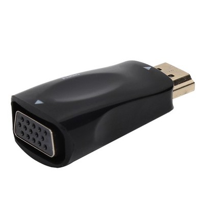 1080P HD Multimedia Interface Male To VGA Female Adapter Converter With SET