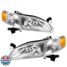 Autosaver88 Headlight Assembly Compatible 1998 1999 2000 Corollafront Signal