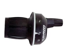 SRAM Drehgriffschalter MRX Comp Micro 1:2 links, 3-fach, schwarz