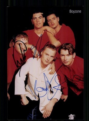 Boyzone Foto Original Signiert # BC 229250