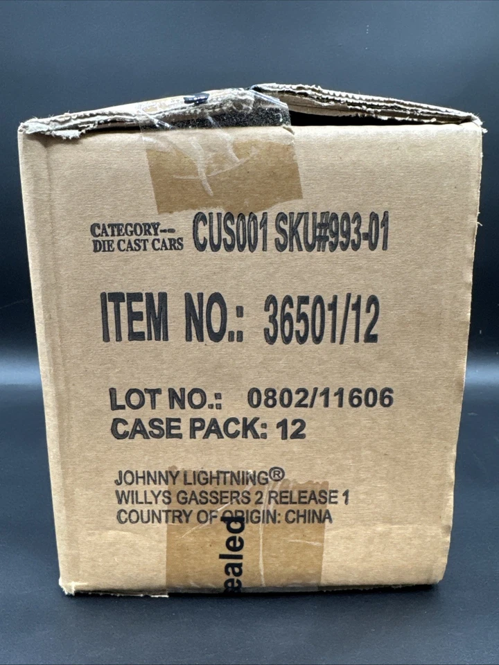 Johnny Lightning 2002 estuche sellado de fábrica x12 coches Willys Gassers R1 36501/12 Foto 2 de 4