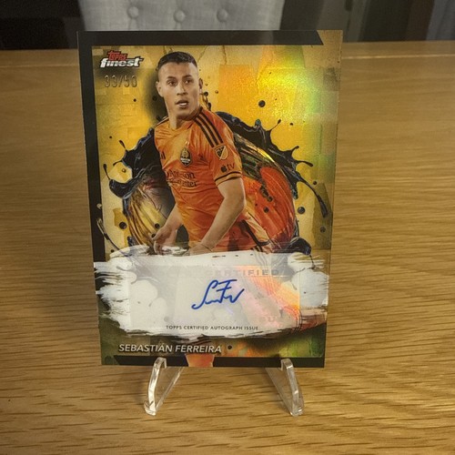 2024 Topps Chrome MLS Sebastian Ferreira Auto /50 Houston Dynamo