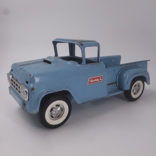 Vintage Buddy L Pickup Truck Blue Steel 1960s - Picture 4 of 13