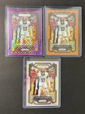 2023 Panini Prizm Emmanuel Forbes Lot Of 3 - Purple /49 Orange /60 - Commanders