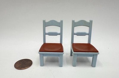 Playmobil Victorian Chairs 3725 5322 - 2 Pieces *DISCOLORED*