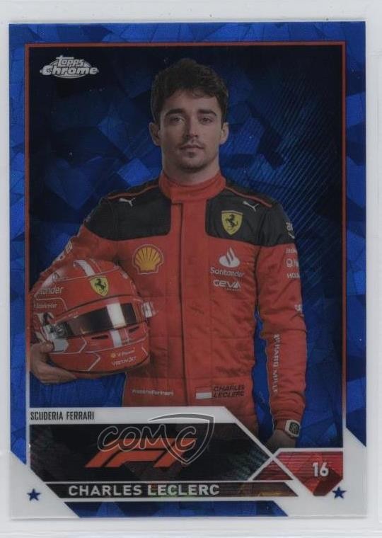 2023 Topps Chrome Sapphire Edition Formula 1 F1 Drivers Charles Leclerc #5 3p5