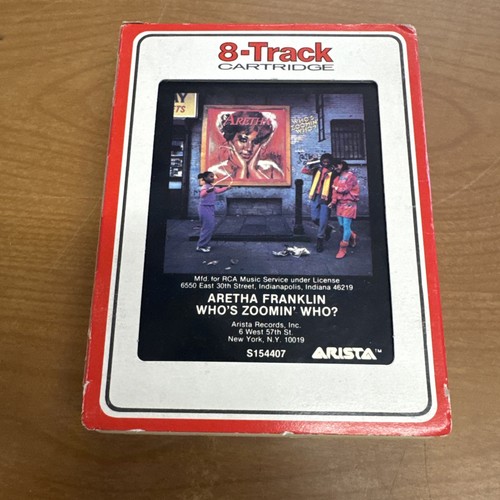 Aretha Franklin - Who’s Zoomin’ Who? ~ 8-Track ~ 1985 Arista S154407 ULTRA RARE - Picture 3 of 4