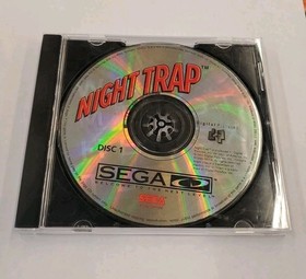 Night Trap (Red Box No Rating) Sega CD Disc Only Tested -- S2G --