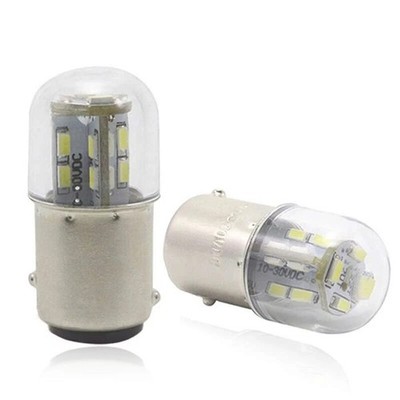 2/10stk BA15D LED Auto Rücklicht Glühbirne Bremsleuchten 10-36V 3Farben