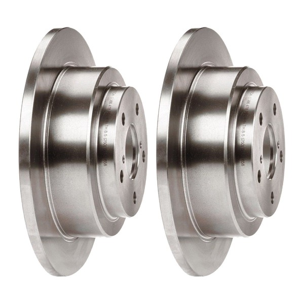 2 Bremsscheiben Ø 266 Mm Voll Bosch Passend FüR U.A. Subaru Forester-image