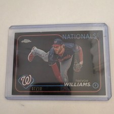 2024 Topps Chrome Update Sapphire Trevor Williams 07/10 Nationals #USCS177
