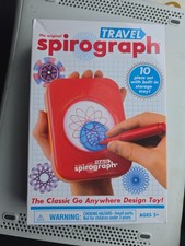 Spirograph Travel - Design Toy - Portable Arts Crafts COMPLETE Activity Set