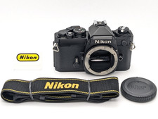 READ   Meter OK Near MINT  Nikon FE Black 35mm SLR Film Camera from Japan