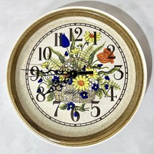 Vintage Seth Thomas Wall Clock Mikasa Garden ...