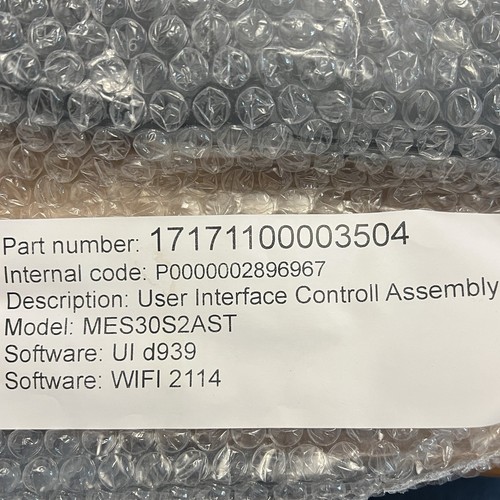Midea Stove MES30S2AST Ui Control Display Board Assembly 17171100003504 - Picture 5 of 5