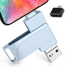 512GB Photo Stick for Smartphones, 4in1 Functionality, Directly Transfer Phot...
