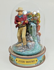 John Wayne Limited Edition Franklin Mint Hand Painted Figure. Water Fall.