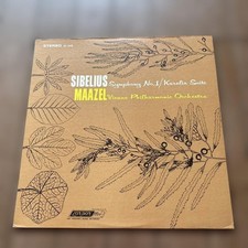 Sibelius Symphony No. 1 & Karelia Suite Lorin Maazel Vienna Philharmonic Vinyl