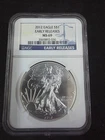 2012 AMERICAN SILVER EAGLE 1 Oz. SILVER $1 NGC MS69 EARLY RELEASES BLUE LABEL