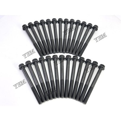 1 Set Engine Head Bolt For Doosan / DEVELON DB58 Engine DB58 Cylinder Head Bolt