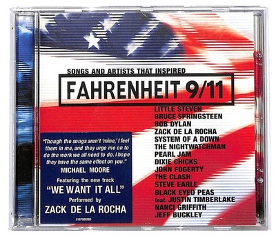 Various Songs That Inspired Fahrenheit 9/11 CD Epic 2004 Europe Springsteen