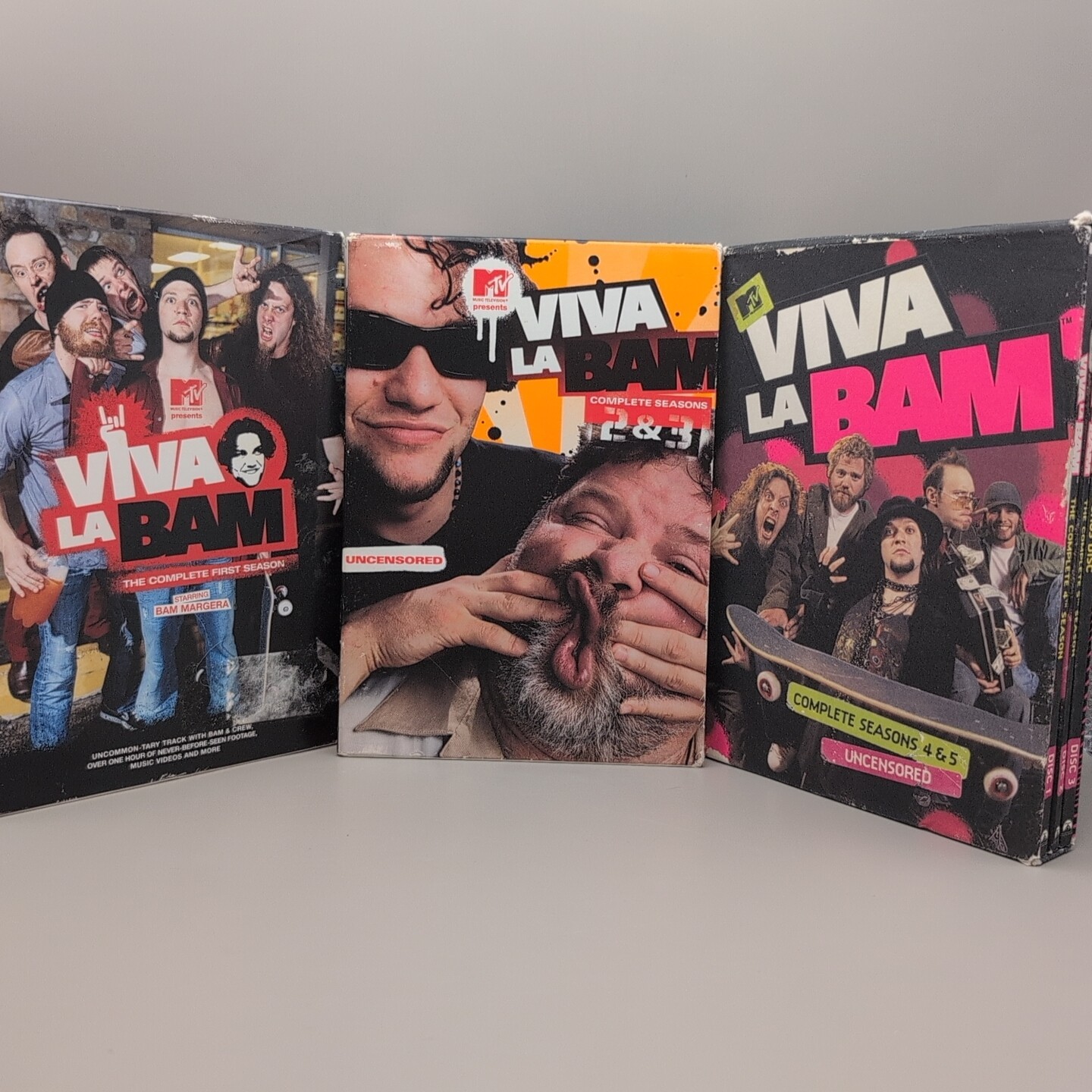 Viva La Bam Margera MTV Complete Series DVD Box Set 8 Disc Seasons 1-5 OOP