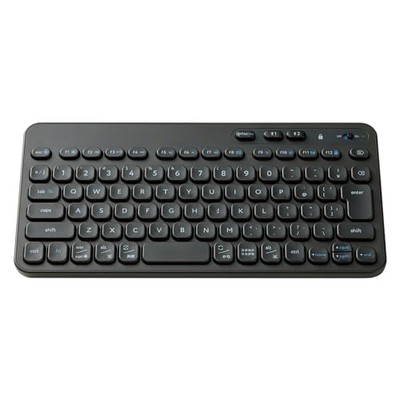 ELECOM Wireless Keyboard Bluetooth Membrane Type Compact 2-Device Connection