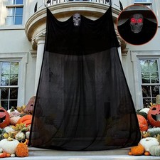 Halloween Hanging Skull Ghost 3.5m LED Sound Haunted House Indoor Outdoor Decor