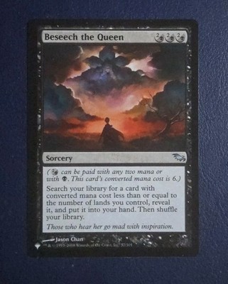 NM Beseech the Queen 57/301 ''The List'' Reprint Scourge 