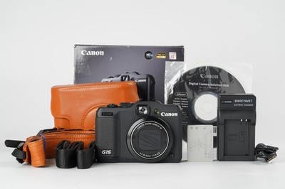 [Exc+++++] Canon PowerShot G15 12.1MP Digital Camera From Japan #4039A