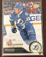 14-15 Upper Deck Exclusives Brenden Morrow 25/100 Tampa Bay Lightning 