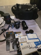 Minolta Maxxum 7000 35mm SLR Film Camera W/ minolta af 50mm Lens  28-85 AF Lens