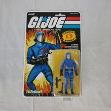 Gi Joe Cobra Commander 2024 Hasbro Super7 Reaction  Retro Edition