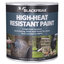 Image of Blackfriar BF0520004F1 High-Heat Resistant Paint Black 250ml