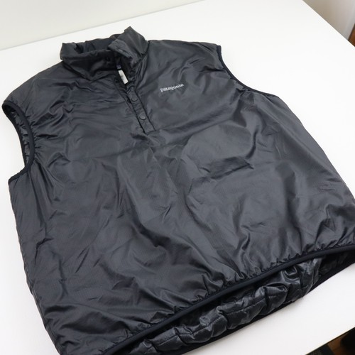 New Vintage Patagonia Micro Puff Vest Mens XL Mars Black Snap Puffball Insulated - Picture 2 of 11
