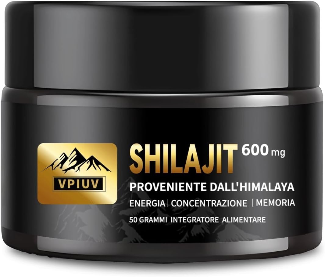 Shilajit Puro 50G Himalaya | Integratore Naturale di Acido Fulvico