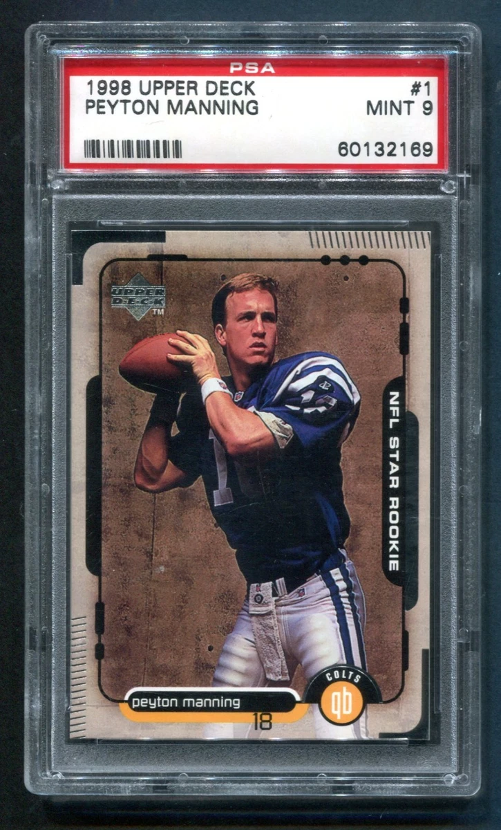 Peyton Manning Football Grade 9 Rookie Sports Trading Cards