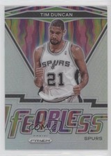 2020-21 Panini Prizm Fearless Silver Prizm Tim Duncan #3 HOF 0c6