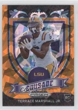 2021 Panini Prizm Draft Picks Crusade Orange Ice Terrace Marshall Jr #180 0f83