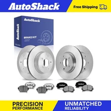 Front Rear Brake Rotors Ceramic Pads for 2018 Nissan Rogue 2.0L
