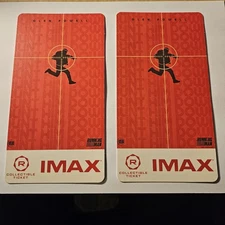 Free Same Day Shipping 2 REGAL Collectible Imax Tickets RUNNING MAN