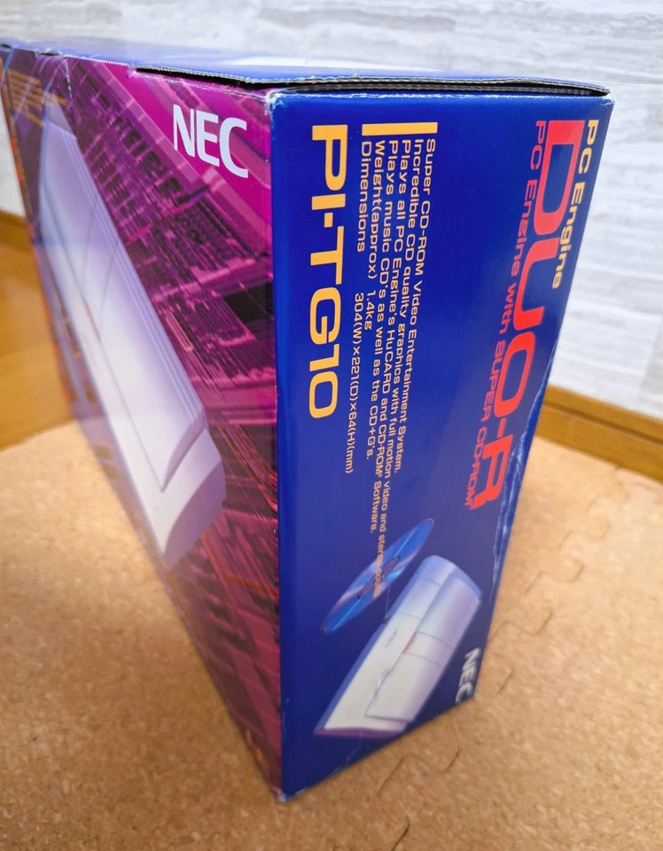 NEW NEC PC Engine DUO-R PI-TG10 Console Japan *CLEAN BOX - COLLECTORS ITEM* 2 - Image 4 of 4