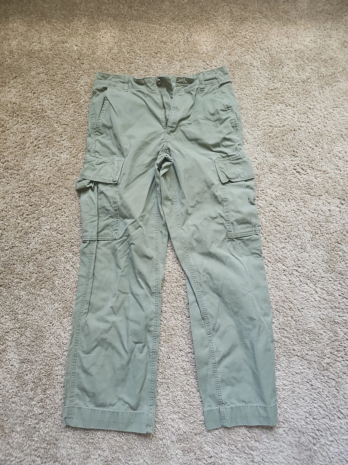 Eddie Bauer Camp Hiking Pants 30x30 Green Outdoor Camp Men's