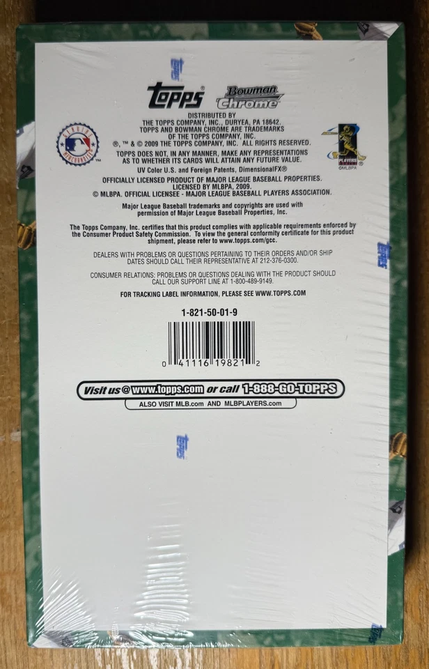 2009 Bowman Chrome Baseball Sealed Hobby Box...Freeman, Blackmon Auto RCs? - Image 4 of 4