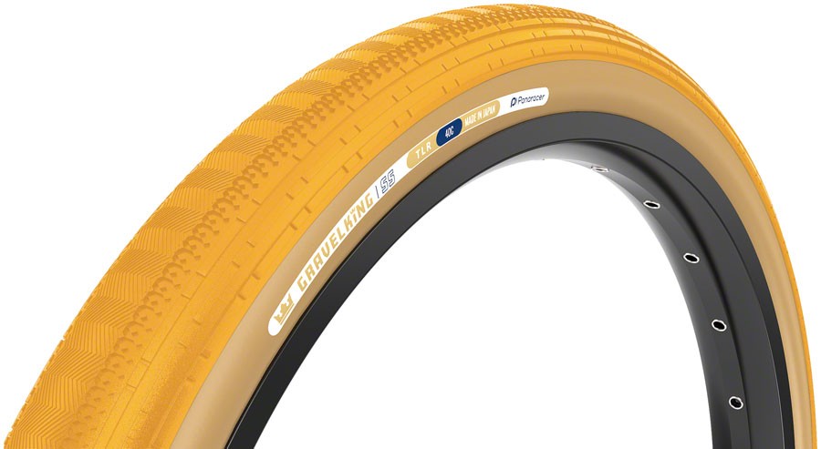 Panaracer GravelKing SS Gravel Tire 700c 45mm Honey ButterBrown Tubeless 8690₽