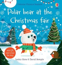 Polar Bear at the Christmas Fair - Lesley Sims - Good - See condition notes