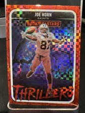 2025 Panini Rookies & Stars Joe Horn Thrillers Red Plaid #25 New Orleans Saints